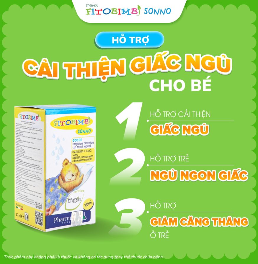 Fitobimbi Sonno – Hỗ Trợ Giấc Ngủ Tự Nhiên Cho Trẻ Sơ Sinh & Trẻ Nhỏ